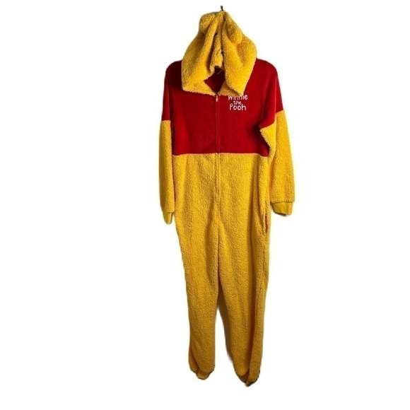Disney Other - Disney Winnie the Pooh Union Suit Adult Small Medium Body Jump Suit Costume